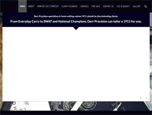 Tablet Screenshot of derrprecision.com